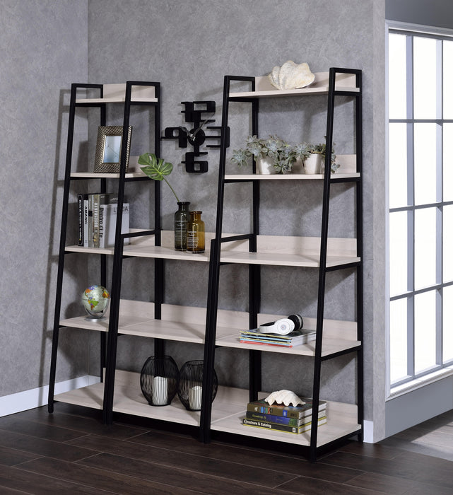 Wendral Natural & Black Bookshelf (3-Tier) image