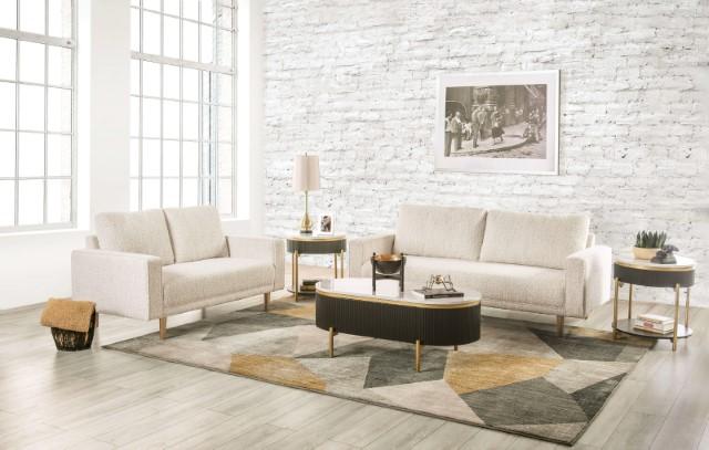 ELVERUM Loveseat, Off-White