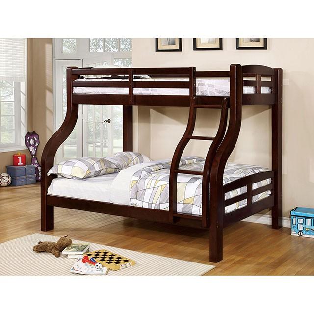 Solpine Espresso Twin/Full Bunk Bed