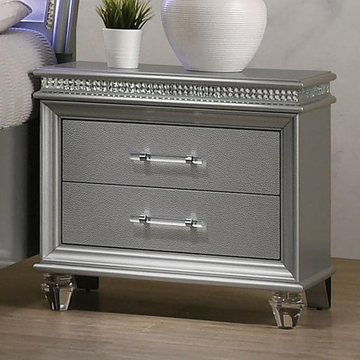 MADDIE Night Stand, Silver image