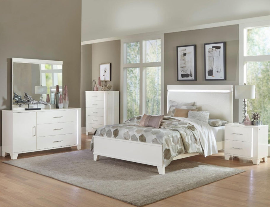 Kerren Dresser in White 1678W-5