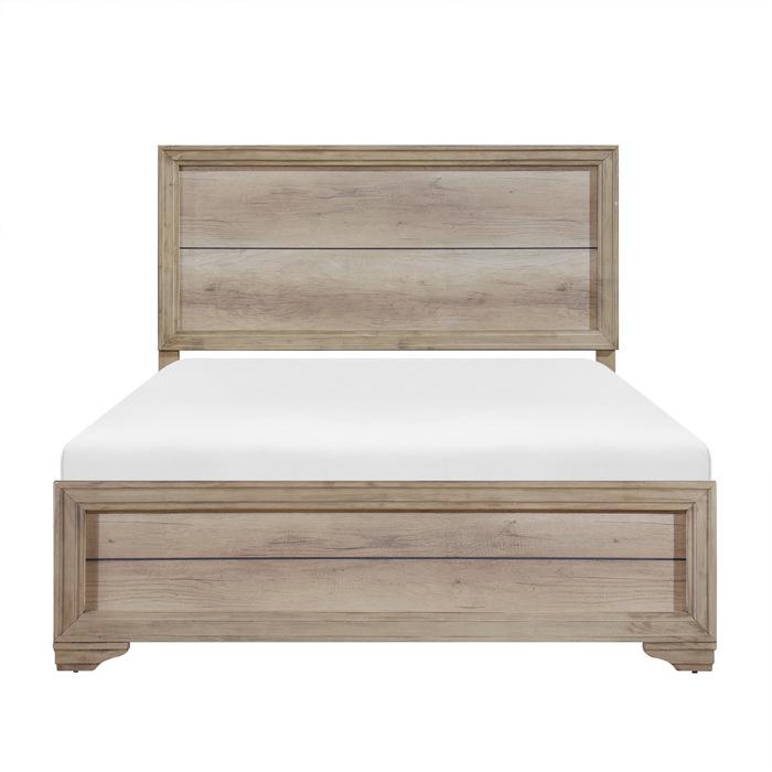 Lonan Twin Panel Bed in Natural 1955T-1* image