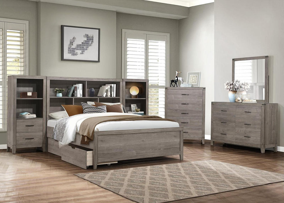 Woodrow Twin Platform Bed in Gray 2042NBT-1*