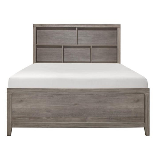 Woodrow Full Platform Bed in Gray 2042NBF-1* image