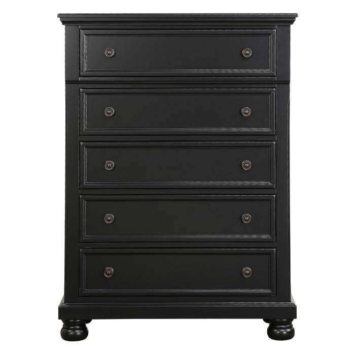 Laurelin 5 Drawer Chest in Black 1714BK-9 image