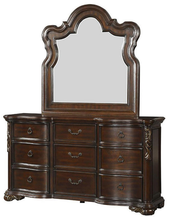 Royal Highlands Mirror in Rich Cherry 1603-6