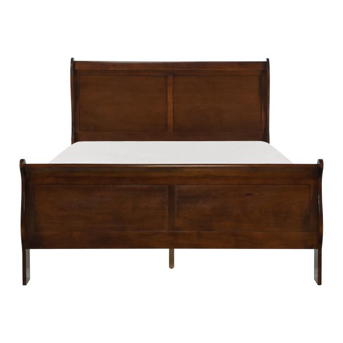 Mayville Full Sleigh Bed in Brown Cherry image