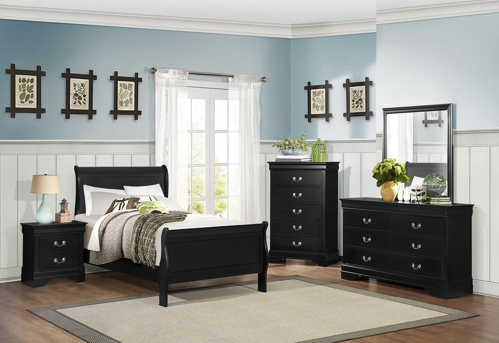 Mayville 6 Drawer Dresser in Black 2147BK-5