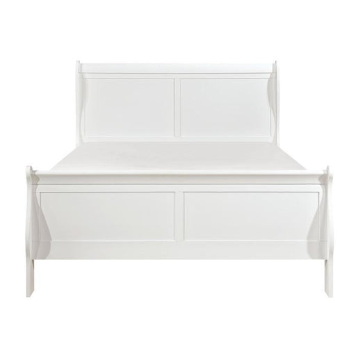 Mayville Queen Sleigh Bed in White image