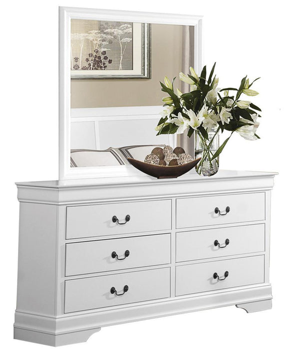 Mayville Mirror in White 2147W-6