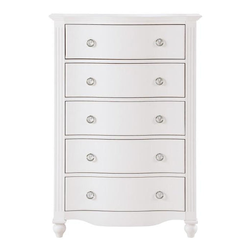 Meghan 5 Drawer Chest in White 2058WH-9 image