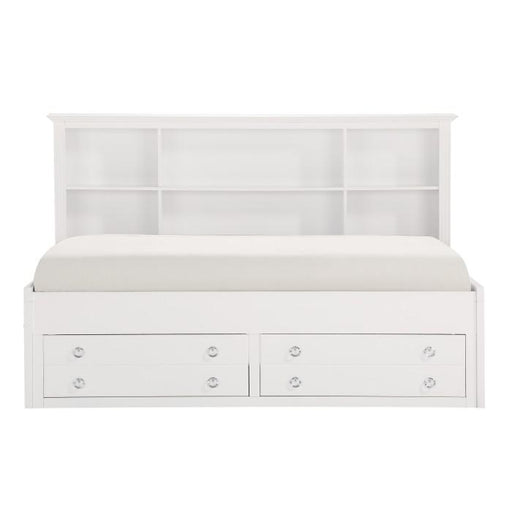 Meghan Twin Lounge Storage Bed in White 2058WHPRT-1* image