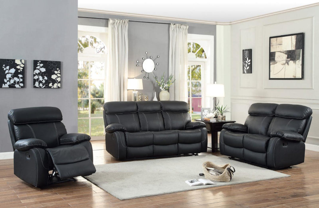 Pendu Reclining Chair in Black 8326BLK-1