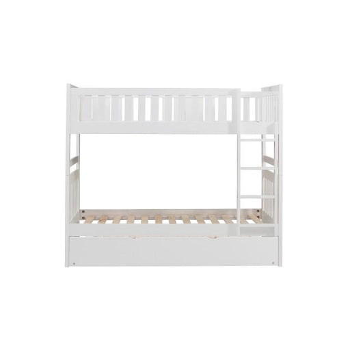 Galen Twin/Twin Bunk Bed w/ Twin Trundle in White B2053W-1*R image