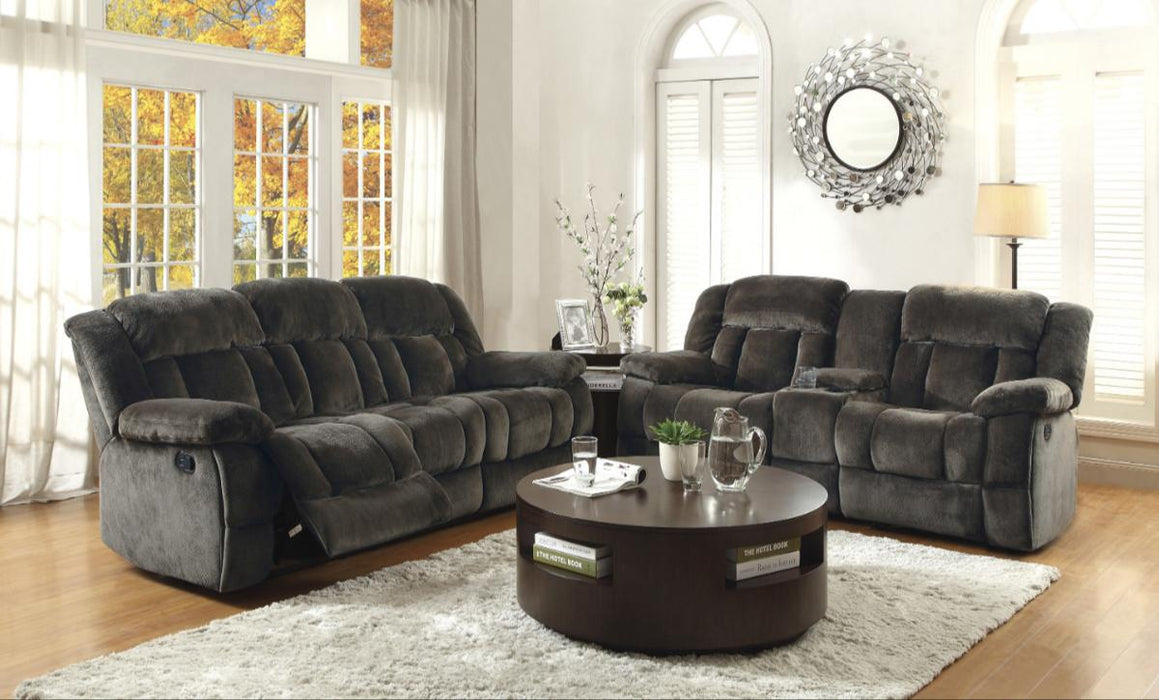 Laurelton Double Reclining Sofa in Chocolate 9636-3