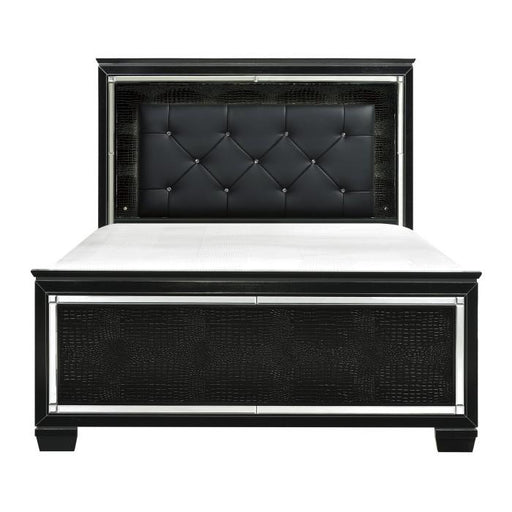 Allura Full Panel Bed in Black 1916FBK-1* image