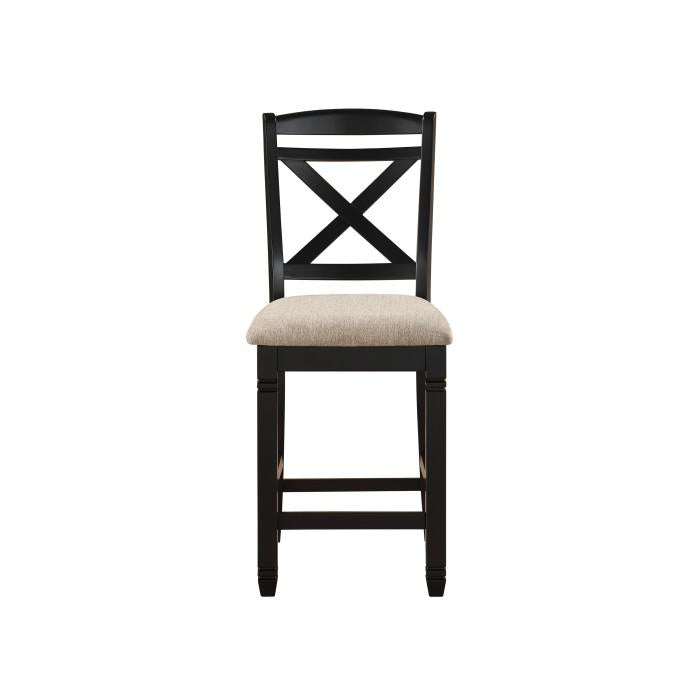 Baywater Counter Height Chair in Black (Set of 2) image