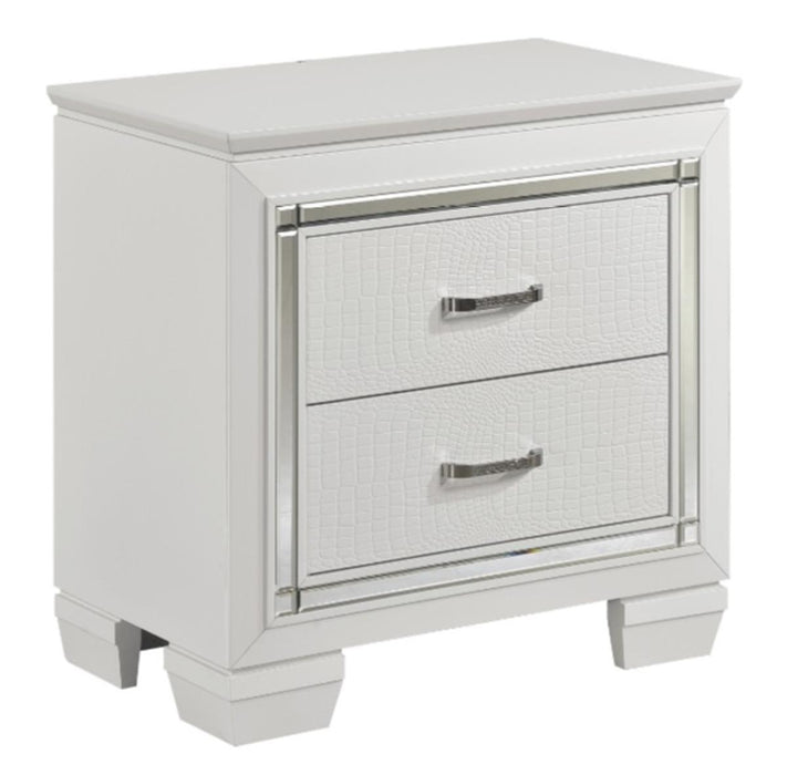 Allura Nightstand in White 1916W-4