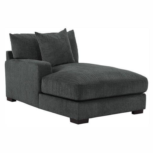 Worchester Left Side Chaise in Gray 9857DG-LC image