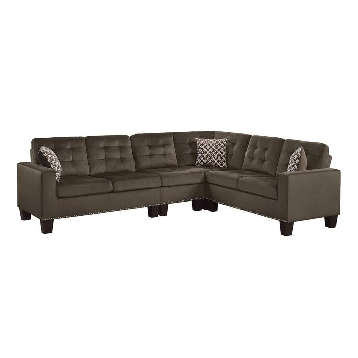 Lantana 2-Piece Reversible Sectional in Chocolate image