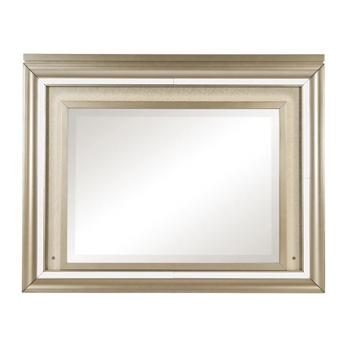 Loudon Mirror with LED Lighting in Champagne Metallic 1515-6 image