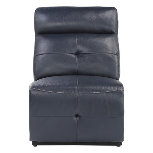 Avenue Armless Reclining Chair in Navy 9469NVB-AR image