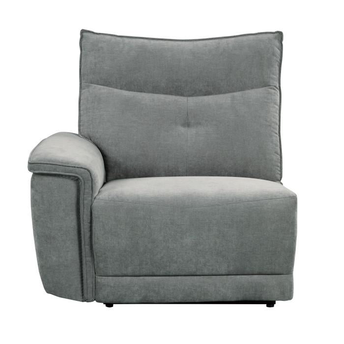 Tesoro Power Left Side Reclining Chair in Dark Gray 9509DG-LRPWH image