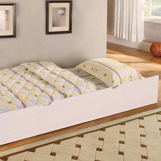 Caren White Twin Bed