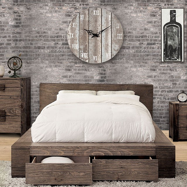Janeiro Bed Brown & Grey